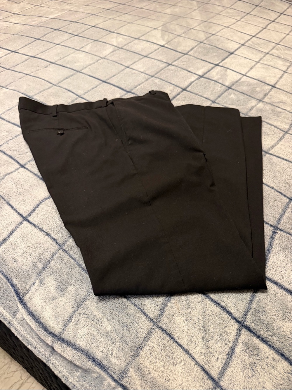 Savane Black Men's Dress Pants - Classic Tailored Look